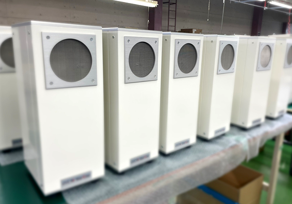 空気清浄機の組立・配線